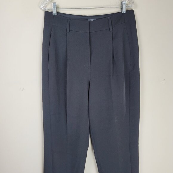 Express Editor Straight Leg Dress Pants Pleated - Picture 4 of 11